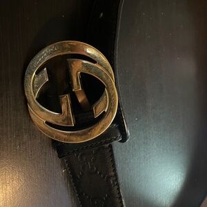 Gucci Signature Leather Belt